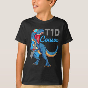 Camiseta T1d Primo Tipo 1 Sensibilização Mês da Diabetes Di