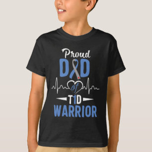 Camiseta T1d Sensibilização para a Diabetes Orgulhosa do Pa