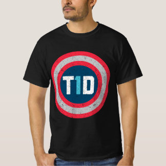 Camiseta T1D Sensibilização para a diabetes tipo 1 Homens M