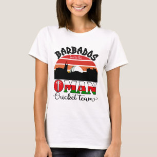 Camiseta T20 Cricket Rdos Hospeda a Equipe de Críquete da N