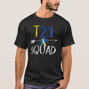 Camiseta T21 Esquadrão Mundial da Síndrome de Down Dia T