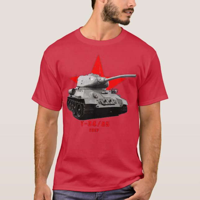 Camiseta T3485 Military tank WW2 (Frente)