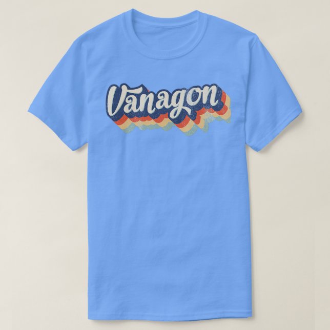 Camiseta T3 Vanagon Retro 80s Bulli Bus (Frente do Design)