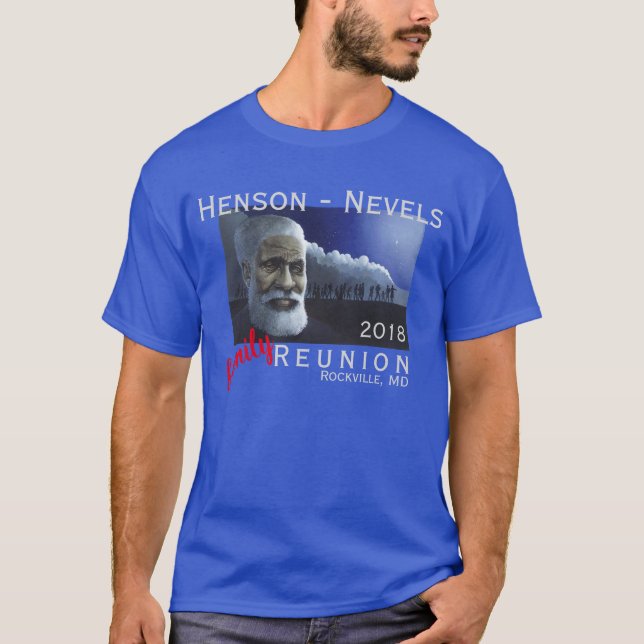 Camiseta T 2018 da reunião de família de Henson-Nevels (Frente)