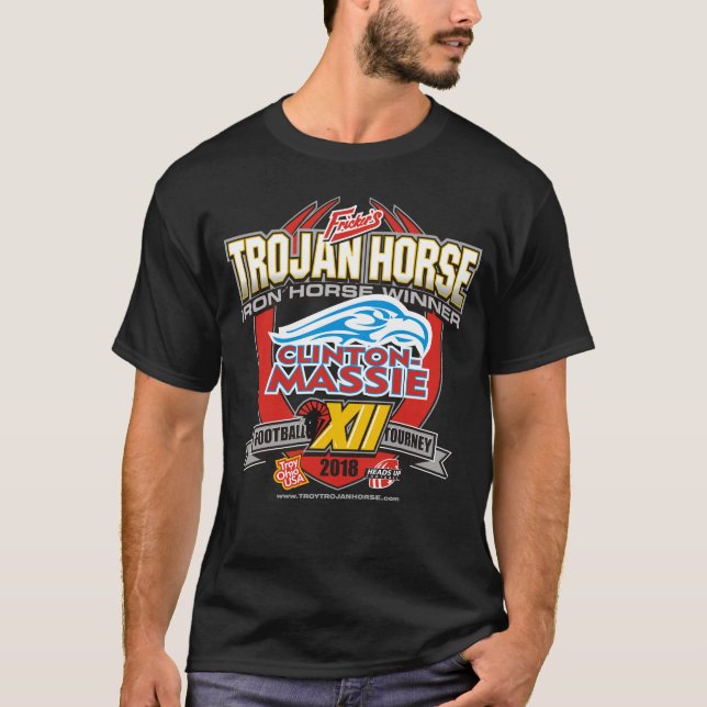 Camiseta T 2018 do Trojan Horse de Clinton-Massie (Frente)