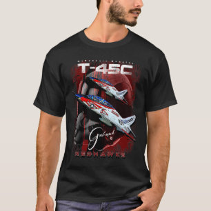 Camiseta T-45C Goshawk Redhawks USAF Marinho Fighterjet