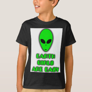 Camiseta T Alienígena Ficção Científica Engraçada
