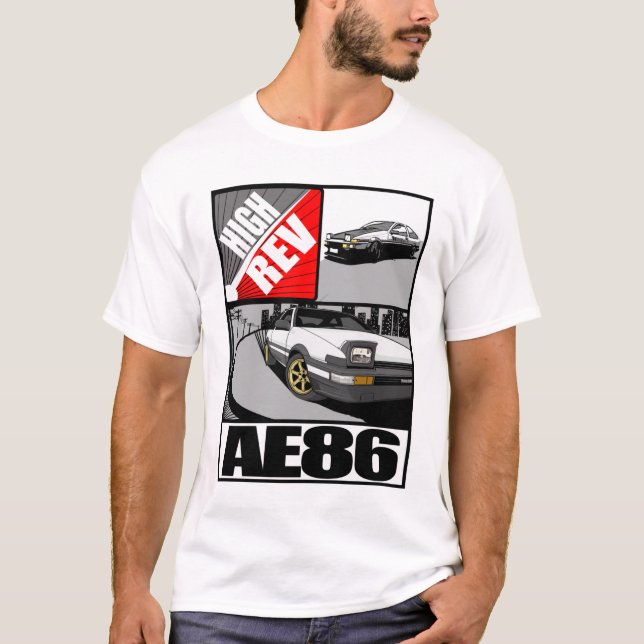 Camiseta T alto do Rev AE86 (Frente)