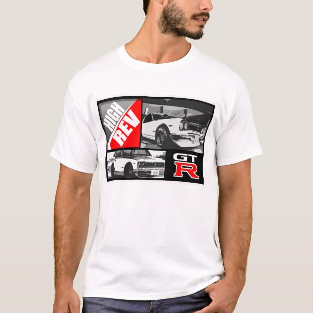 Camiseta T alto do Rev Clássico GTR (Frente)