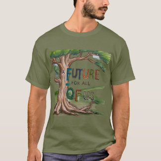 Camiseta T-Arte Colorida Desenhada À Mão