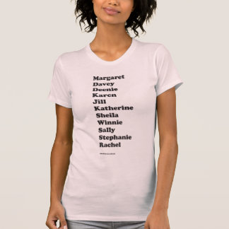Camiseta T básico do pelotão da menina (rosa)