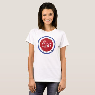 Camiseta T básico do WC das mulheres (branco)