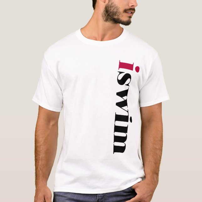 Camiseta T básico dos homens (Frente)