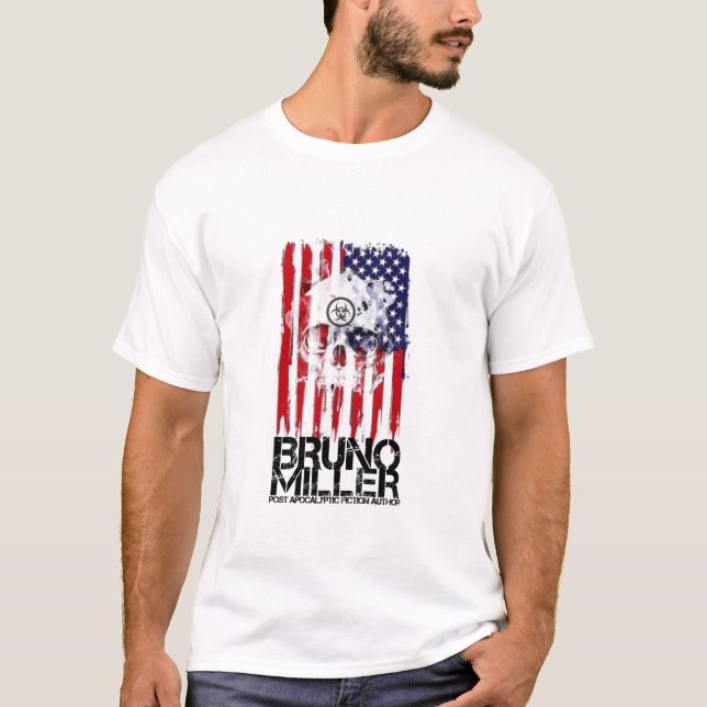 Camiseta T básico dos homens (Frente)