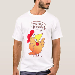 Camiseta T bonito dos desenhos animados da galinha da