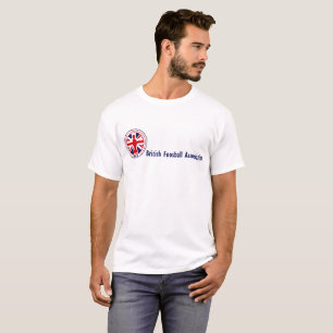 Camiseta T britânico do logotipo da associação de Foosba
