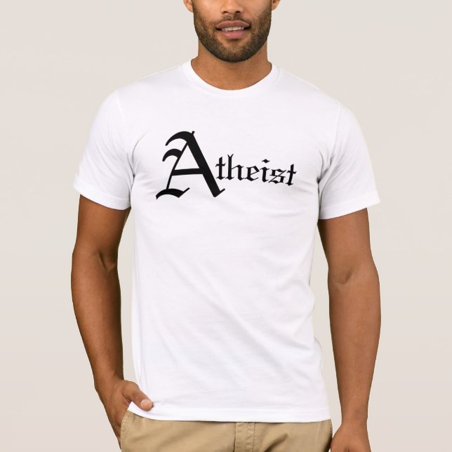 Camiseta T cabido ateu (Frente)