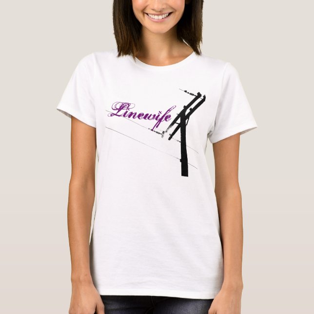 Camiseta T cabido boneca de Linewife (Frente)