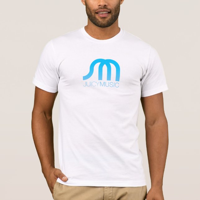 Camiseta T cabido da MÚSICA homens SUCULENTOS (Frente)
