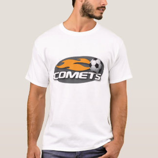 Camiseta T cabido preto dos cometas