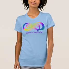 Camiseta T+Camisa com Design de Infinidade Geométrica Multi