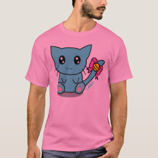 Camiseta t-camisa-design-gatinho