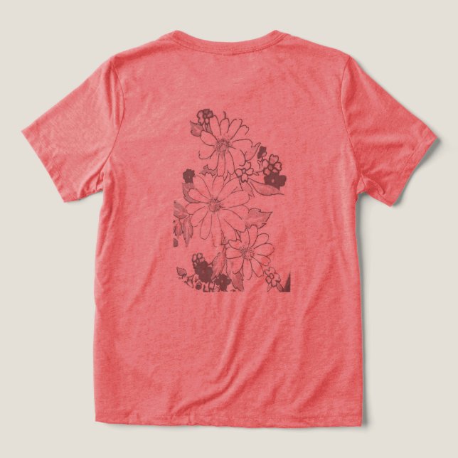 CAMISETA T CAMPEONAS BELLA TRI FLOWDESIGN (Verso do Design )