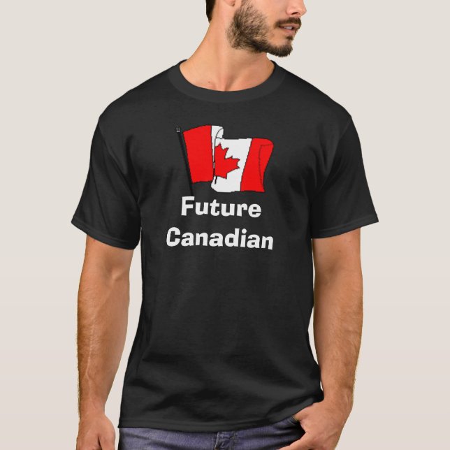 Camiseta T canadense futuro (Frente)