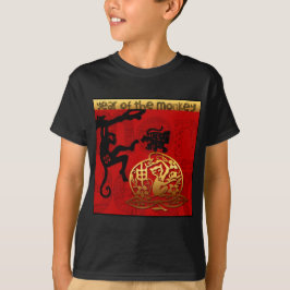 Camiseta T chinês da menina do aniversário do zodíaco do