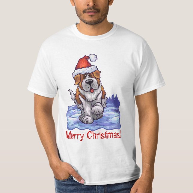 Camiseta T claro de St Bernard do Natal (Frente)