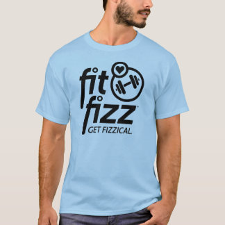 Camiseta T com linha preta do logotipo e de Tag