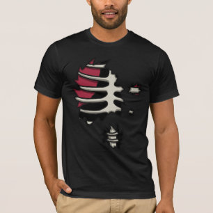 Camiseta T da anatomia do vivo