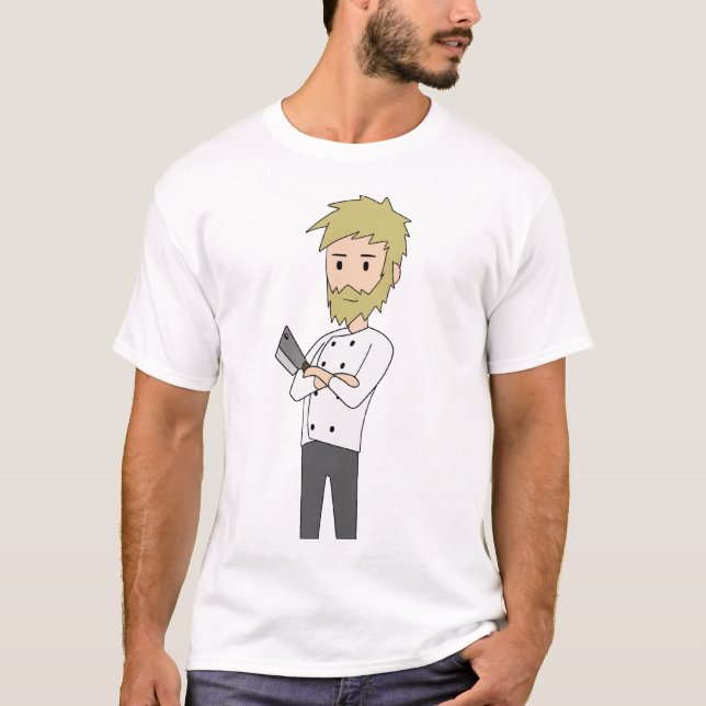 Camiseta T da arte do caráter do batoque | Bunglist do (Frente)
