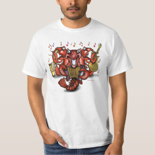 Camiseta T da banda dos lagostins