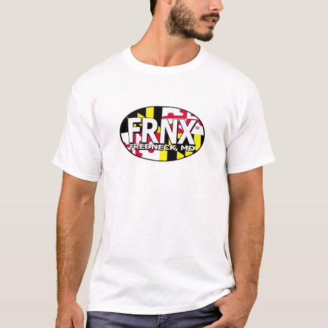 Camiseta T da bandeira da DM de Frednecks (Frente)