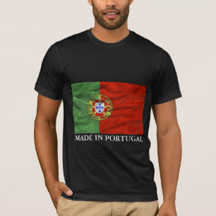 Camiseta T da bandeira de Portugal