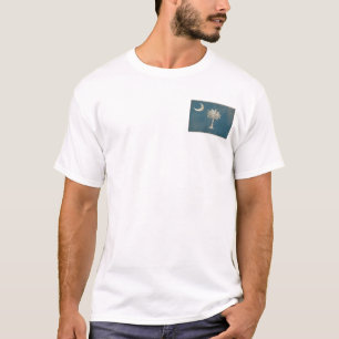 Camiseta T da bandeira do Palmetto
