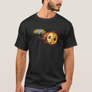 Camiseta T da bola de fogo dos leões do AFC (com #)