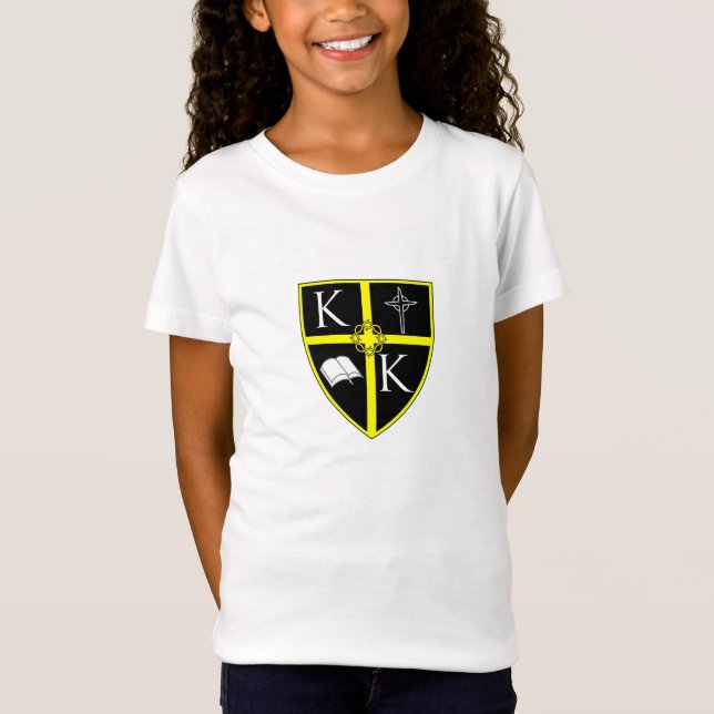 Camiseta T da boneca das meninas do protetor de KoK (Frente)