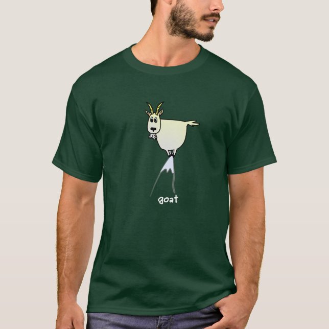 Camiseta T da cabra de montanha (Frente)