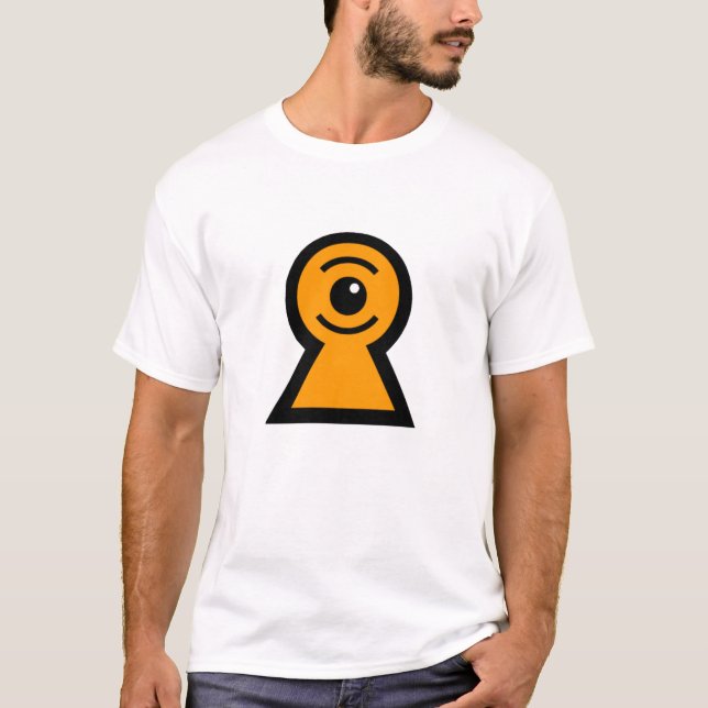 Camiseta T da câmara web do blogTV (Frente)