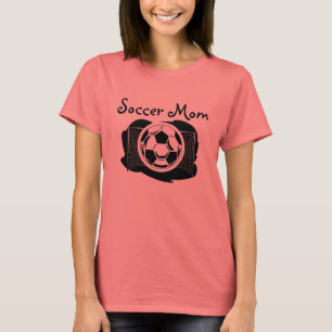 Camiseta T da campainha da mamã do futebol