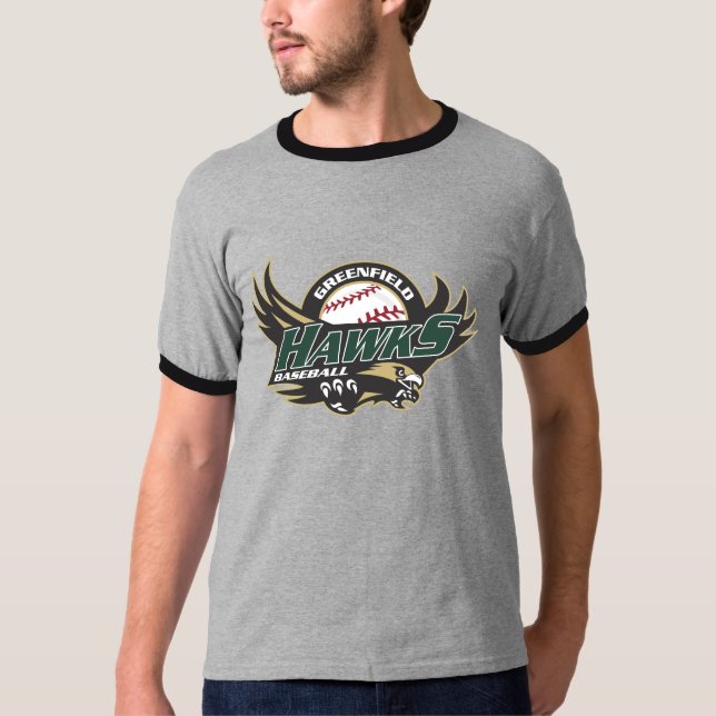 Camiseta T da campainha dos homens (Frente)