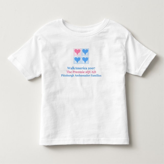 Camiseta T da criança do pelotão do Preemie (Frente)