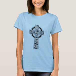 Camiseta T da cruz celta