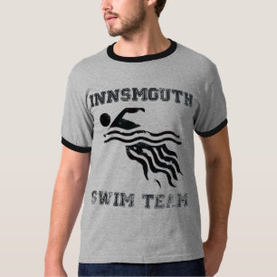 Camiseta T da equipe de natação de Innsmouth - luz afligi