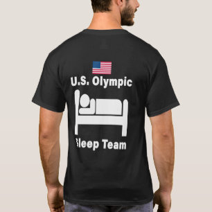 Camiseta T da Equipe de Sono de Olimpiadas dos EUA