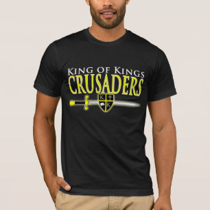 Camiseta T da escola dos cruzados