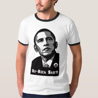 Camiseta T da estrela de Barack
