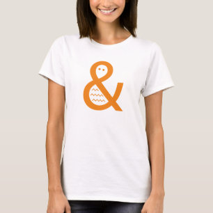 Camiseta T da forma das mulheres Funky dos peixes do